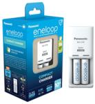 Panasonic eneloop K-KJ50MCD20E akkumulátor töltő + 2000mAh AA akkumulátor, 2 db (K-KJ50MCD20E)