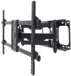 Manhattan TV & Monitor Mount, Wall, Full Motion, 1 screen, Screen Sizes: 37-75", Black, VESA 200x200 to 800x400mm, Max 75kg, LFD, Tilt & Swivel with 3 Pivots, Lifetime Warranty