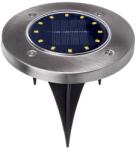 Maclean MCE318 LED Solar Pathway Lights with Ground Spike 12 LED SMD Neutral White 4000K 0.7 W Solar Lamp for Outdoor Path Light Garden Lights IP44 (MCE318)