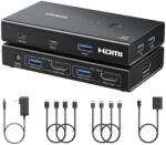 UGREEN Switch 2 az 1-ben KVM UGREEN AK502 HDMI 2.0