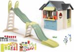 Smoby Set căsuță cu restaurant și magazin cu electrocasnice Chef House Life Smoby extensibilă și tobogan cu triplu val și lungime reglabilă (SM810407-9) Casuta pentru copii