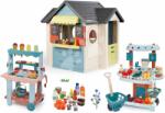 Smoby Set căsuță cu restaurant stand de legume Chef House Life Smoby extensibilă și cărucior de înghețată și alimente (SM810407-10) Casuta pentru copii