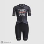Sportful FAST NOT FUN női kezeslábas, fekete (M)