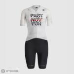 Sportful FAST NOT FUN női overál, fehér/fekete (L)