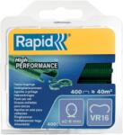 Rapid Capse gard Rapid VR16 plastifiate verzi pentru montaj garduri, plase bordurate, voliere si custi pentru animale, compatibile FP216 si FP20, 400 bucati 40108797 (IS40108797)