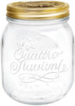 Quattro Stagioni befőttes üveg, csavaros tetővel - 700 ml