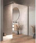 Kolpa San Paravan Walk-In Kolpasan, Calypso 120 cm, sticla 8 mm, efect oglindă, negru mat (661260)