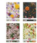 Herlitz Flower II A4 70 lap vonalas spirálfüzet (400201493) - officedepot