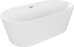 Mexen Luna 150x75 cm white/brushed copper (52031507500-65)