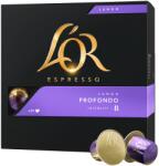 L'OR Espresso Lungo Profondo kávékapszula, 8-as intenzitás, 20 ital x 110ml, Nespresso rendszerrel kompatibilis, 20 alumínium kapszula