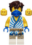 LEGO® Minifigurák Jay - Legacy, White Tunic with Blue Trim and Stripes njo0648 (njo0648)