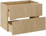 Comad Nordic Cremona dulap 80x45.8x57 cm sub chiuveta pe perete stejar NORDIC CREMONA 82-80-46-2S (NORDICCREMONA8280462S)