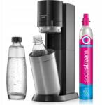 SodaStream E-duo Black szódagép, 2 palack CO2 patron, fekete (7290116741901)