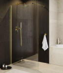 Besco ECO-N Gold walk-in zuhanyfal 100 cm, arany szín ENG-100-195C (ENG-100-195C)