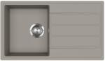 Evido Easy 45S gránit mosogató, 760 x 440 mm, platina (EC442068)