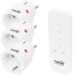 Somogyi Elektronic TH2313 távirányítható mini hálózati aljzat szett, 2300 W, 3 aljzat + 1 távirányító, 40m hatótáv - dellaprint