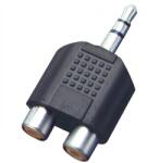 Somogyi Elektronic AC 17X audió átalakító, 3, 5 mm sztereó dugó-2xRCA alj