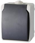 Aquastop AQUATOP 9871H falon kívüli dugalj, 1 db aljzat, 16 A, IP54, szürke