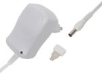 Somogyi Elektronic MW MA06/G+ hálózati adapter, 600 mA áramfelvételig, ideális 3-12 V-os készülékekhez, szabályozható feszültség, LED visszajelző, fix csatlakozó
