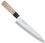 Satake 805-858 Megumi Gyuto (Séf) japán konyhakés, rozsdamentes acél, 21 cm pengehossz, gumifa markolat - dellaprint