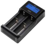 Home SBC 2 akkumulátortöltő, Li-ion és Ni-Mh akkumulátorok töltésére, rövidzárlat elleni védelem, powerbank funkció, fordított polaritás érzékelés - dellaprint