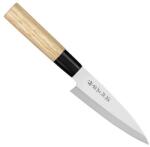 Satake 805-810 Megumi univerzális japán konyhai kés, rozsdamentes acél, 12 cm pengehossz, gumifa markolat - dellaprint