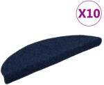 vidaXL 10 db kék tűlyukasztott öntapadó lépcsőszőnyeg 56 x 17 x 3 cm (149695)