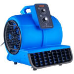 VEVOR Ipari padlóventilátor 2600 CFM légáramlással - 1250 fordulat/perc, 3 fokozat, 4 állítható fúvószög, időzítővel, 6 m kábellel, 500 W teljesítménnyel