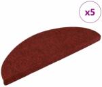vidaXL 5 db prios tűlyukasztott öntapadó lépcsőszőnyeg 56 x 17 x 3 cm (149682)