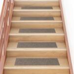 vidaXL 30 db krémszínű lépcsőszőnyeg öntapadós téglalap alakú 76x20 cm (3365730)