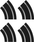 Scalextric C8198 - Standard Straight and R2 Curve Track Extension Pack (28-C8198)