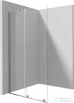 Deante PRIZMA walk-in zuhanyfal csúsztatható, 90 cm, szálcsiszolt acél KTJ_F39R (KTJ_F39R)