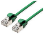 Roline Patch kábel U/FTP CAT6a LSOH, Slim, ultra hajlékony, data center kábel, kihúzásgátló, 1m, zöld (21.15.3333-100) - bbmarket