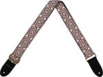 Cascha CUS-JW6 Jacquard ukulele heveder Ethnic Brown & White