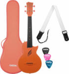 Cascha Carbon Fibre Set Narancssárga koncert ukulele - 10% nyitási akció