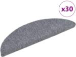 vidaXL 30 db világosszürke öntapadó lépcsőszőnyeg 56 x 17 x 3 cm (3365682)