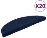 vidaXL 20 db tengerészkék öntapadó lépcsőszőnyeg 56 x 17 x 3 cm (3365677)