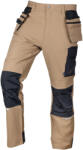 NEO TOOLS Munkásnadrág, Mix&Match, 4 irányú sztreccs, 230g/m2, külső csavarzsebekkel, cordura megerősítésekkel, bézs-fekete, több méretben (81-296-2-L)