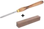 Crown SZABÓ JANÓ kedvence: Crown HSS formázó kés 13 mm + ajándék amerikai dió 45 x 45 x 100 mm hobbi fa (SZABOJANO-CSOMAG)