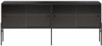 Northern Fekete tölgyfa vitrin Hifive 65 x 150 cm (NRT-7192)