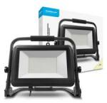 Modee LED fényvető munkalámpa hordozható 100W 220-240V AC 13000lm 4000K fekete-ház alumínium A2 Modee - ML-FLWS4000K100W-A2N (ML-FLWS4000K100W-A2N)