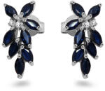 Heratis Forever Zafírlevél fülbevaló gyémántokkal fehéraranyból DIHU103AN