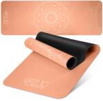 4FIZJO Covora de yoga și exerciții din piele de căprioară 1, 5 mm portocaliu