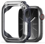 Apple Watch 10 (42 mm), Műanyag + szilikon védőkeret, szíj nélkül, közepesen ütésálló, Dux Ducis Tamo, átlátszó/sötétkék