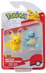 Pokémon 2 db-os figura - Squirtle, Pikachu