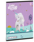 Ars Una Füzet kockás ARS UNA A/5 32 lapos 27-32 Cute Animals-Unicorn (01_08417)