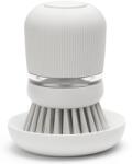 Brabantia SinkSide Soap Dispensing Dish Brush kézi mosogatókefe 100ml mosogatószer adagoló tartállyal, világosszürke - 302640 (302640)