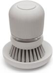 Brabantia SinkSide Soap Dispensing Dish Brush kézi mosogatókefe 100ml mosogatószer adagoló tartállyal, csepptálcával, középszürke - 302824 (302824)