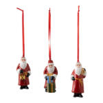 Villeroy & Boch Nostalgic Ornaments 3 db-os karácsonyfadísz, mikulás kifutó termék (1483316687)
