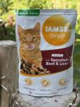 Iams Nedves Macskaeledel Marha és Máj Ízben Szószban - 85g